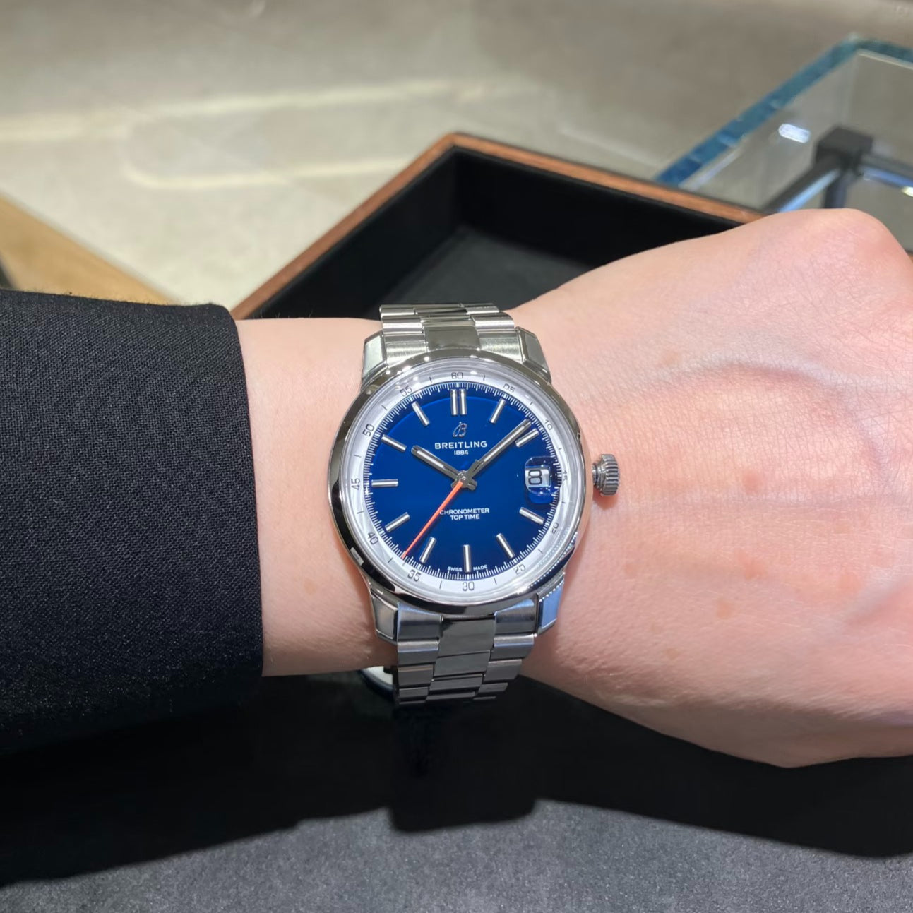 Blue Silver -904L Steel -8215-Automatic - 42mm