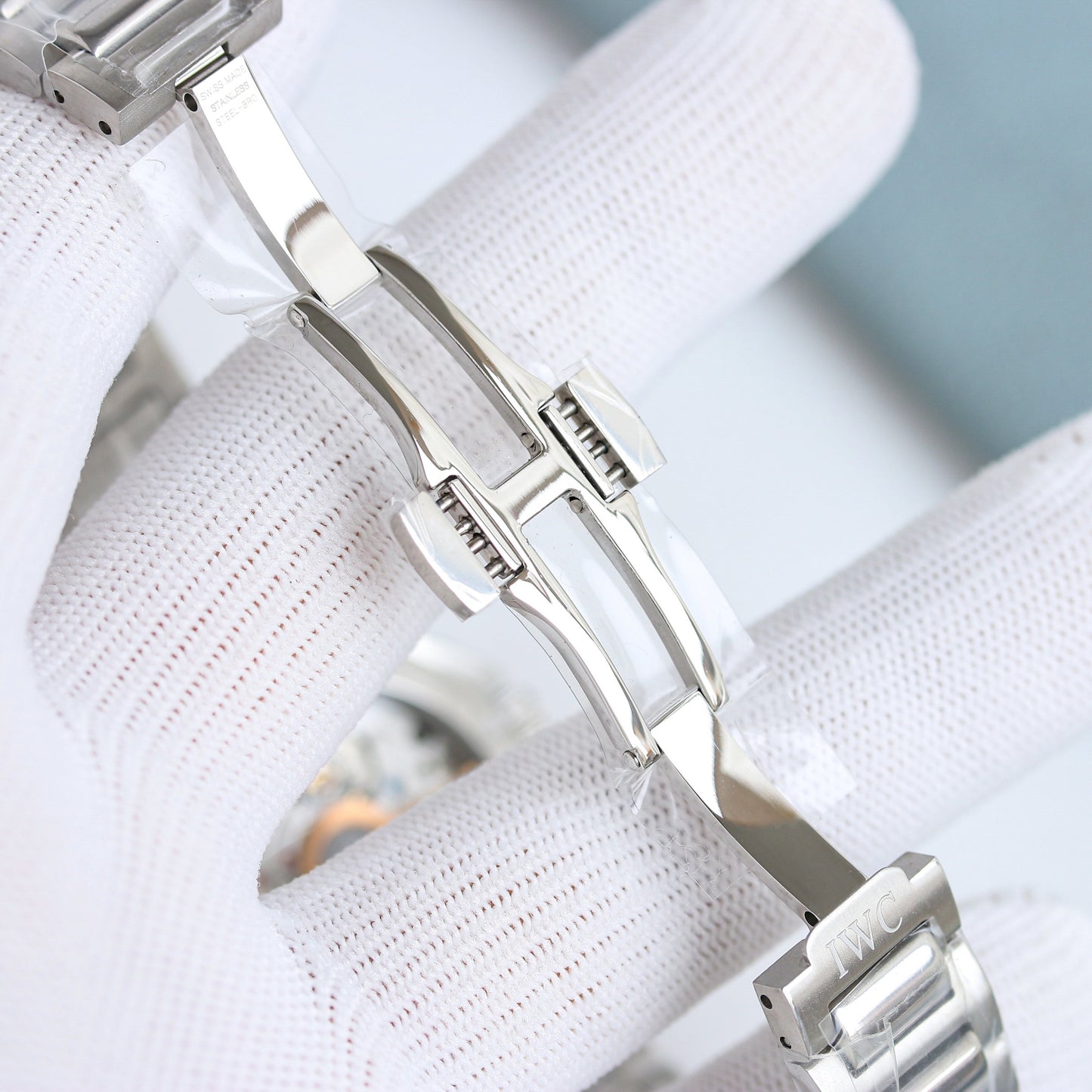 LADY -White -Rhinestone bezel- Silver 904L Steel - Automatic -35mm