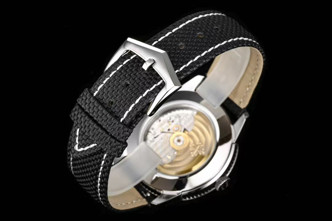 Grey -Frosted Face - Black rubber - Automatic - 40mm