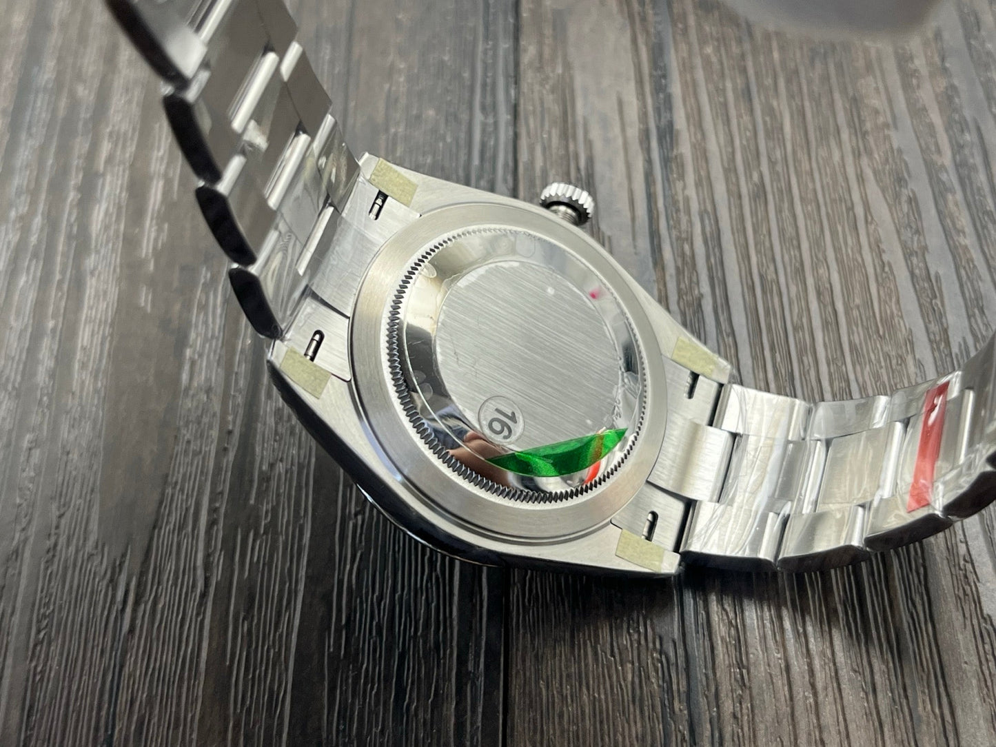 C-Factory -Green - Smooth Bezel - Silver 904L Steel- Automatic - 41mm