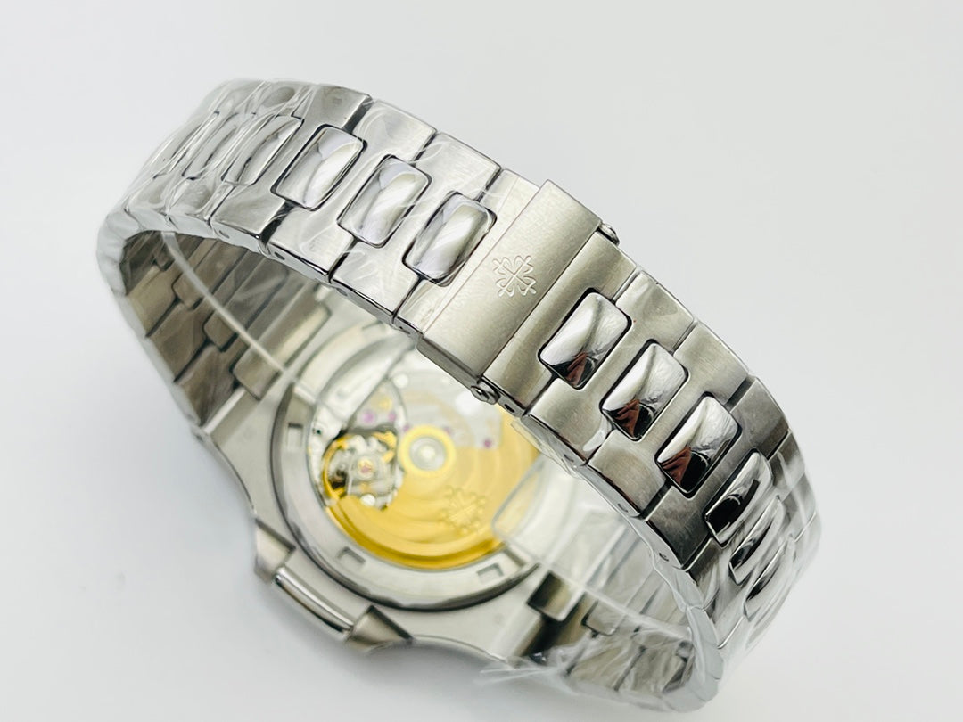Blue - Rhinestones -Ultra-thin - Silver 904L Steel - Automatic 324SC- 40mm