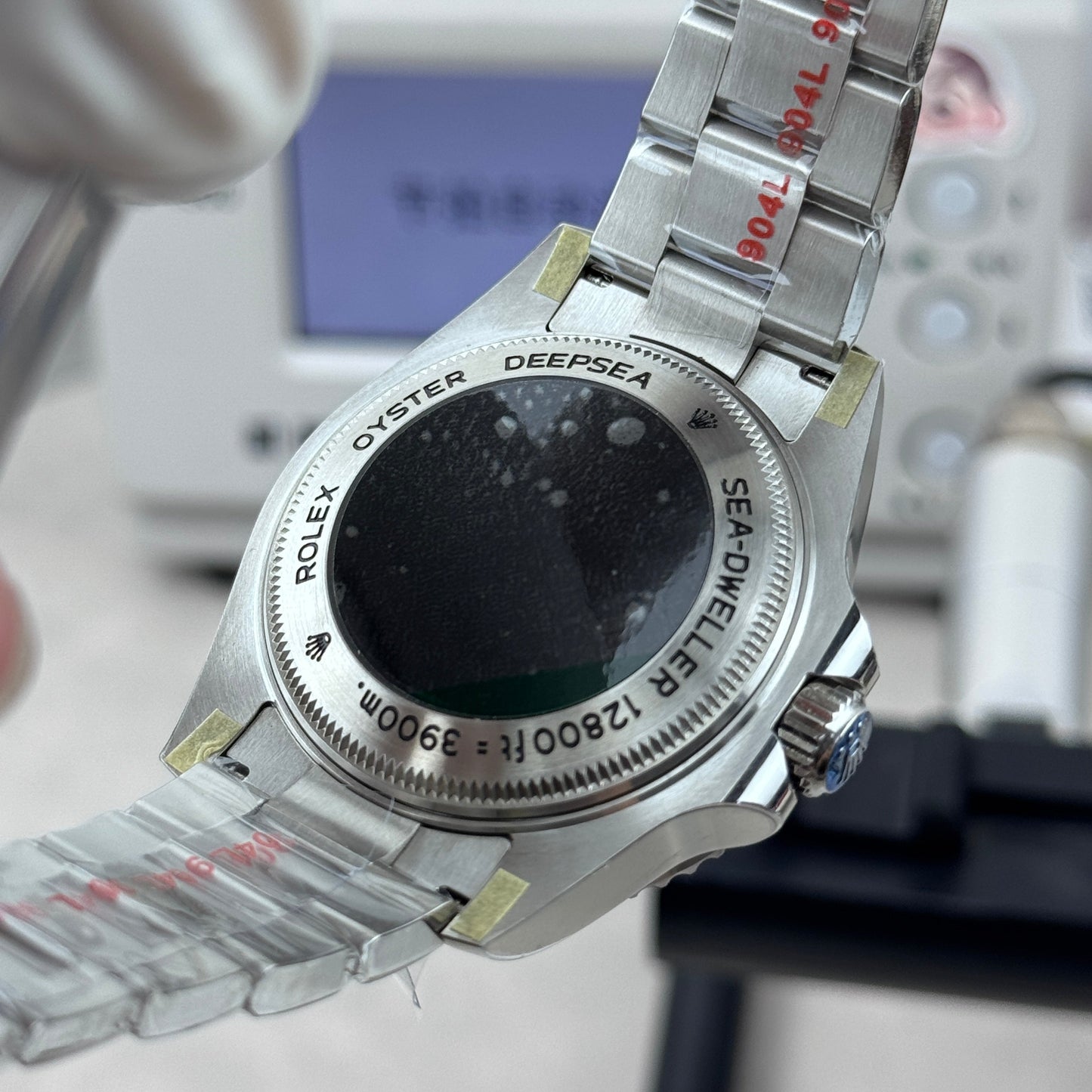 L Size - Blue Silver -Silver 904L Steel -Automatic- 44mm