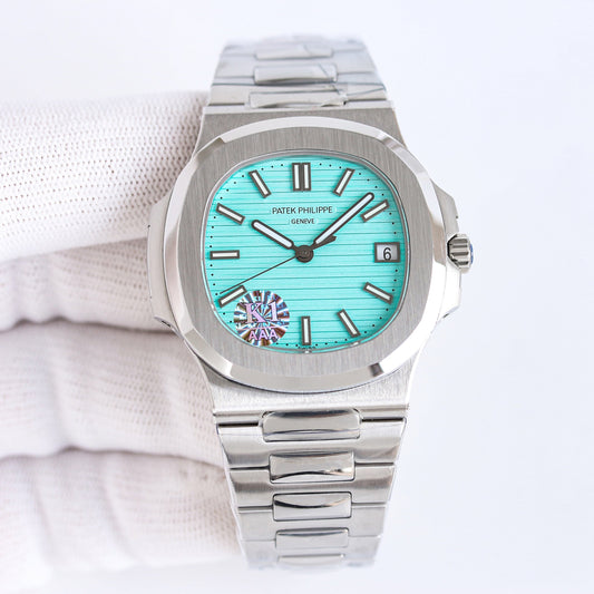 Baby Blue - Ultra-thin - Silver 904L Steel - Automatic 324SC- 40mm