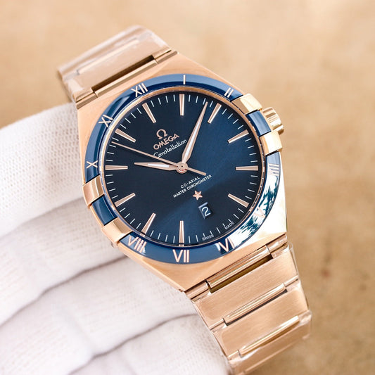 Blue -Rosegold - 904L Steel- Automatic - 41mm