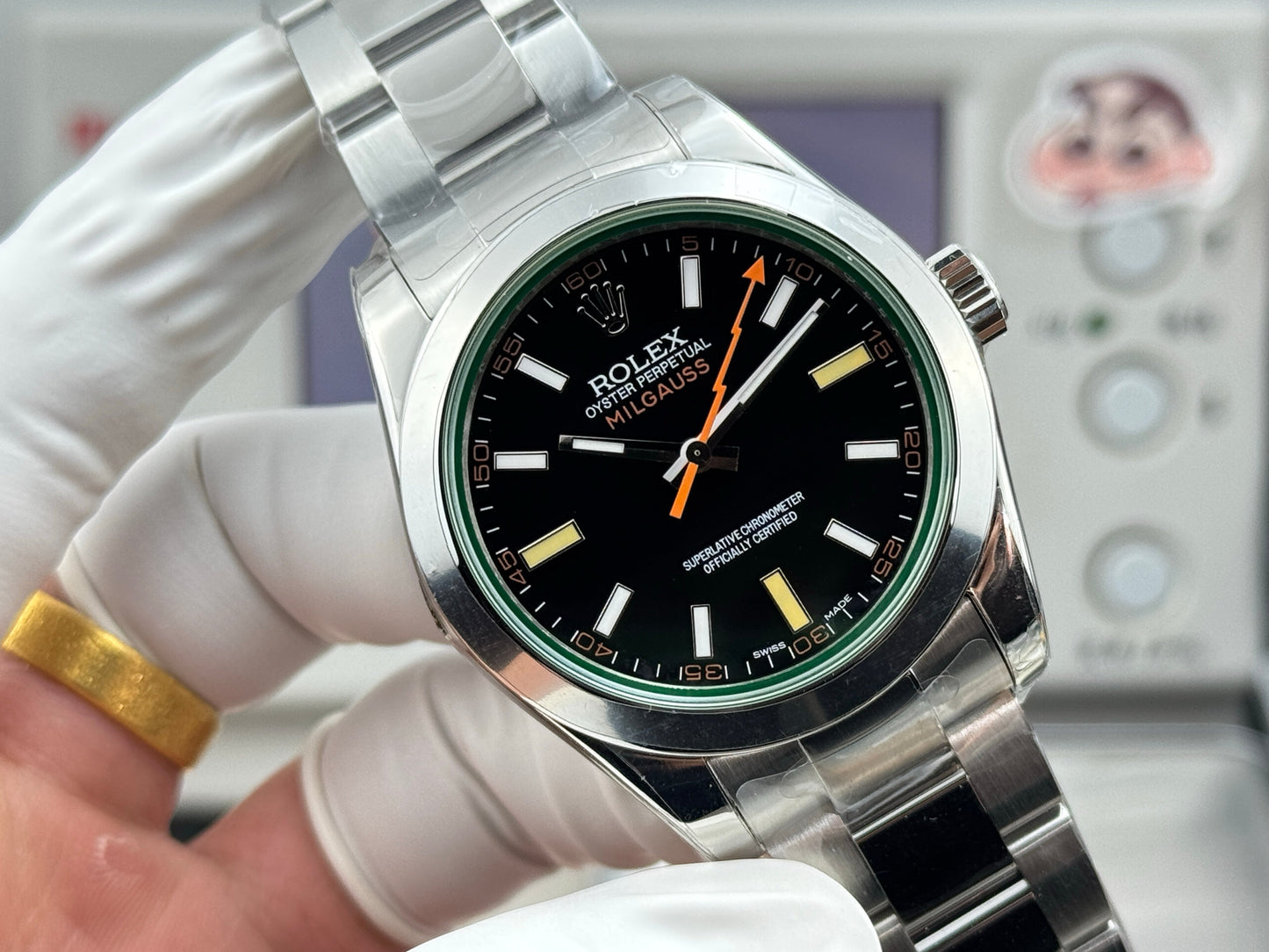Black- Yellow Orange - White 904L Steel - Automatic-3131 - 40mm