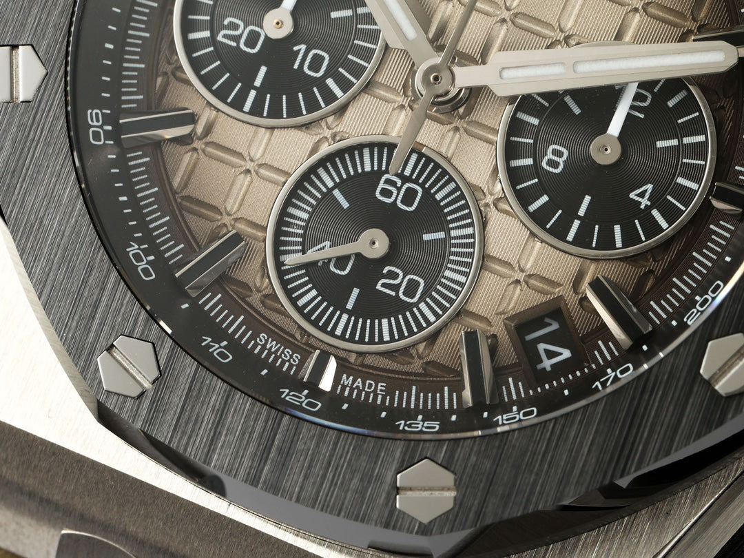 Limited Time Offer!🔥Brown Rubber - Chronograph - 904L Steel - Quartz - 43mm