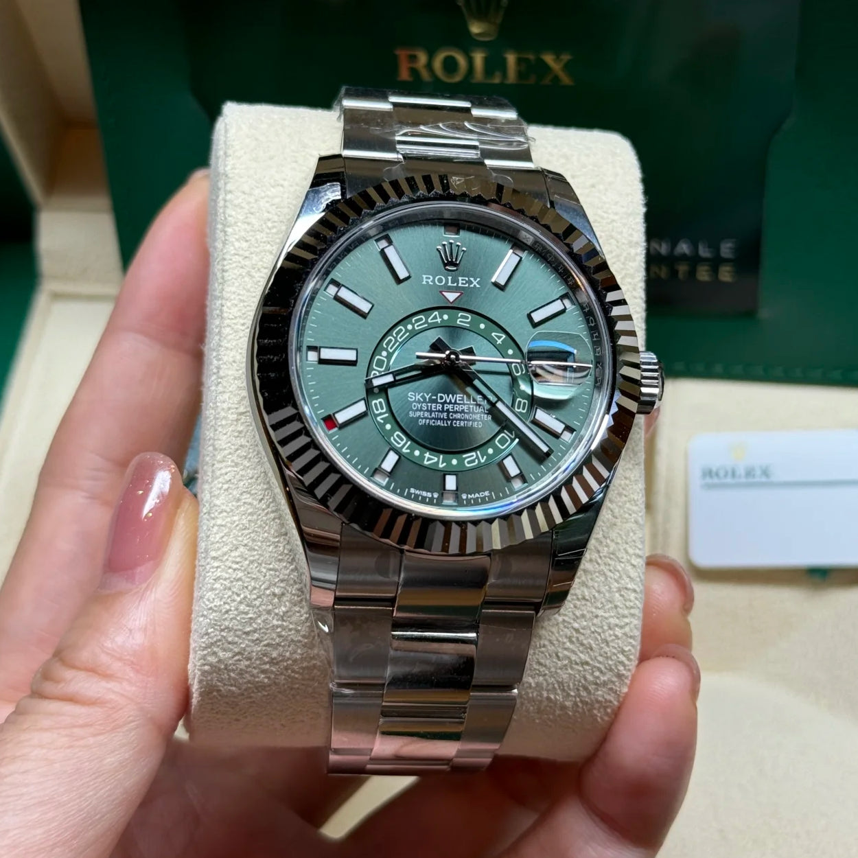 Green Silver - White 904L Steel- Automatic - 42mm