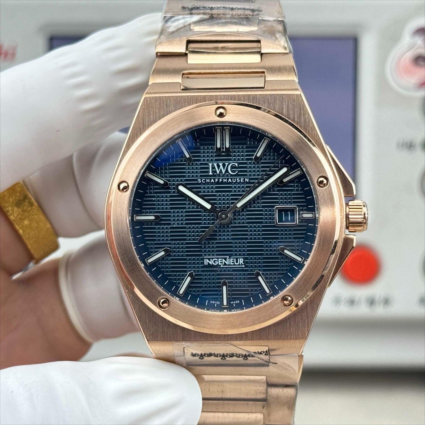 Grey Blue -Yellow gold- 904L Steel - Automatic - 40mm