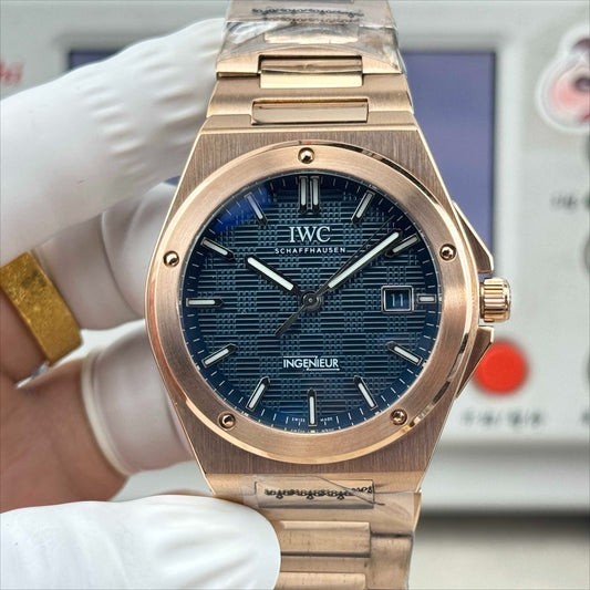 Grey Blue -Yellow gold- 904L Steel - Automatic - 40mm
