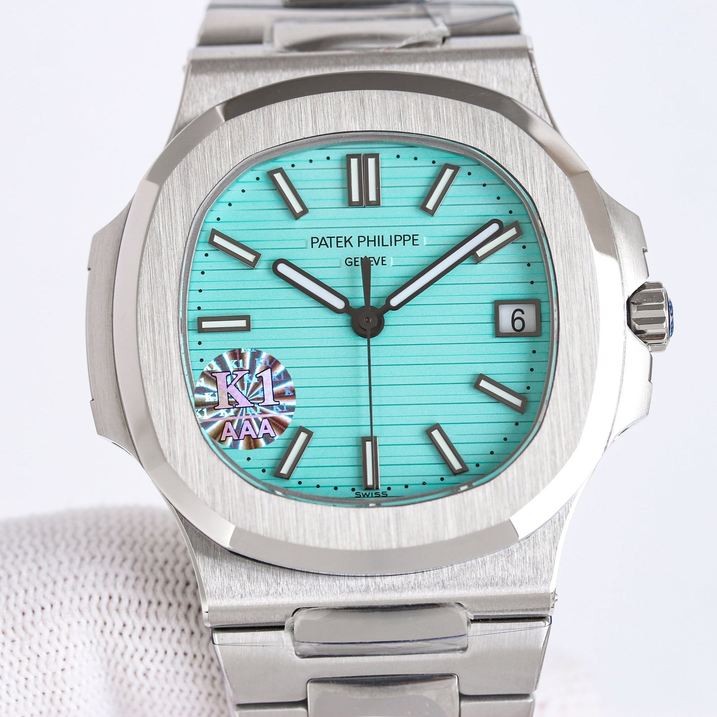 Baby Blue - Ultra-thin - Silver 904L Steel - Automatic 324SC- 40mm