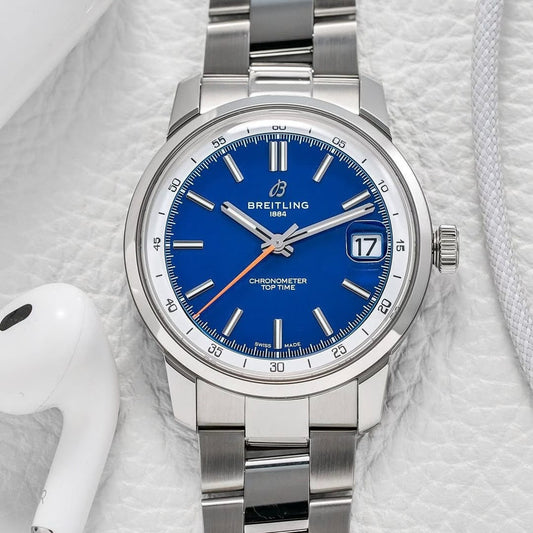 Blue Silver -904L Steel -8215-Automatic - 42mm