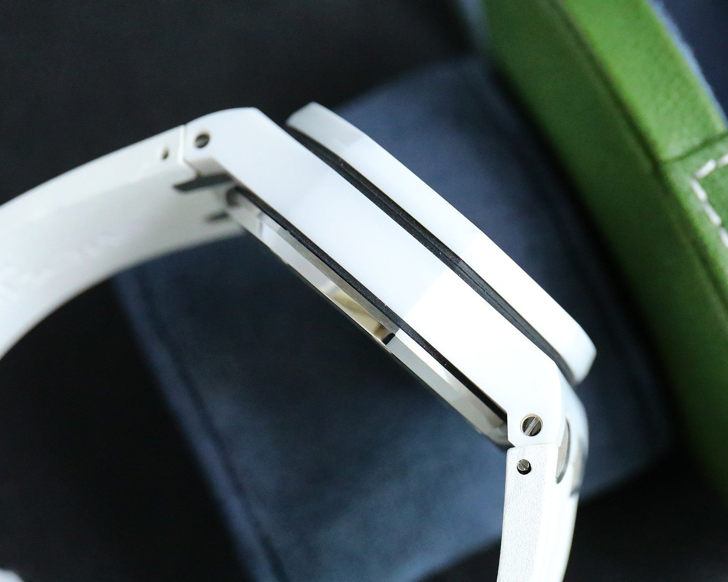 Replacement Compensation Watch - White Rubber- Automatic - 44mm