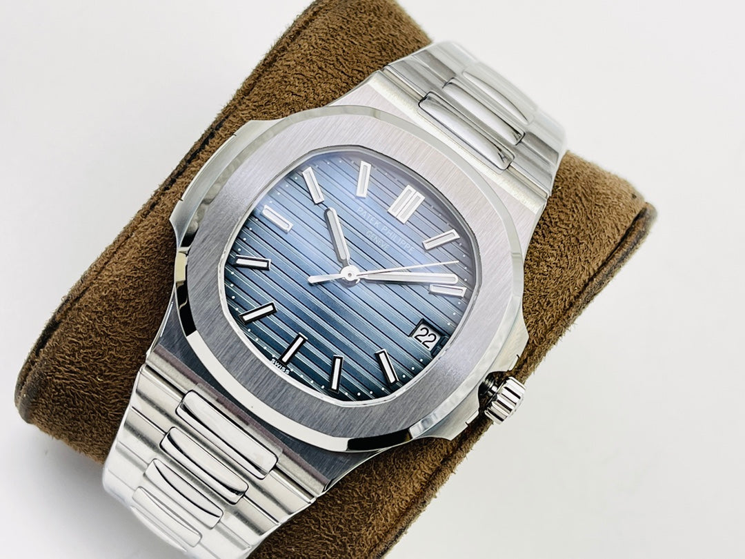 Blue - Ultra-thin - Silver 904L Steel - Automatic 324SC- 40mm