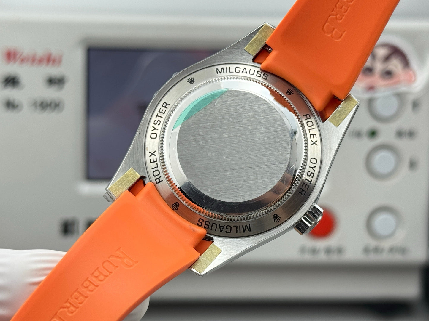 White - Silver Orange - Orange Rubber - Automatic-3131 - 40mm