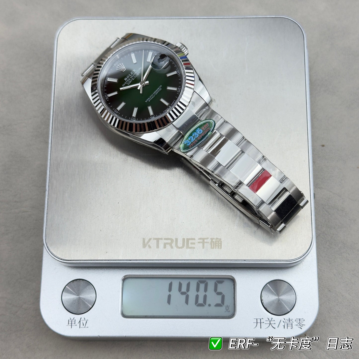 Gradient green - Silver 904L Steel- Automatic - 41mm