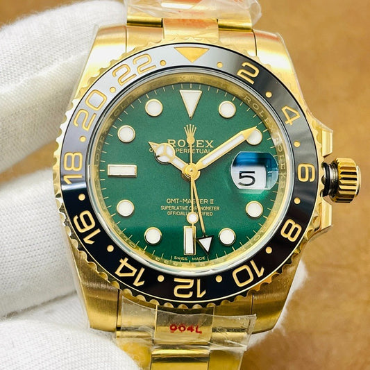 C Factory - Green Black- Yellow-904L Steel -3285 Automatic - 40mm