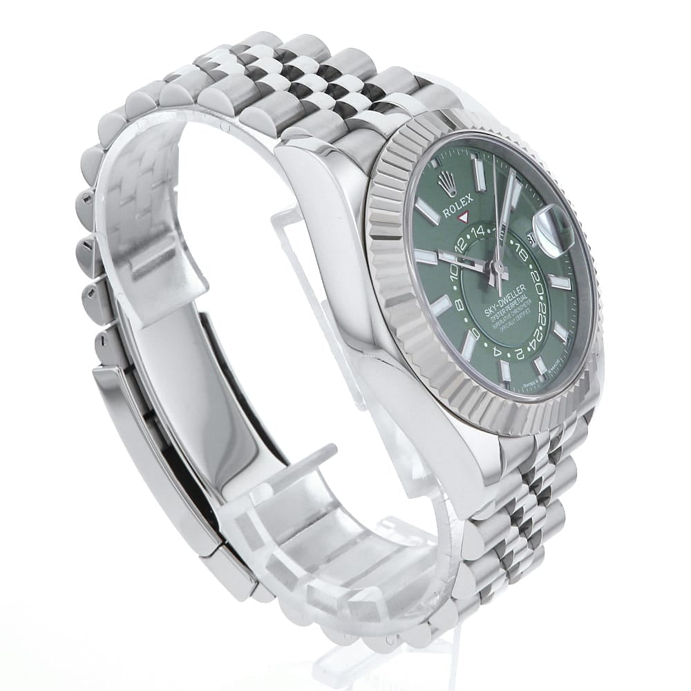 Green Silver - m336934- White 904L Steel- Automatic - 42mm
