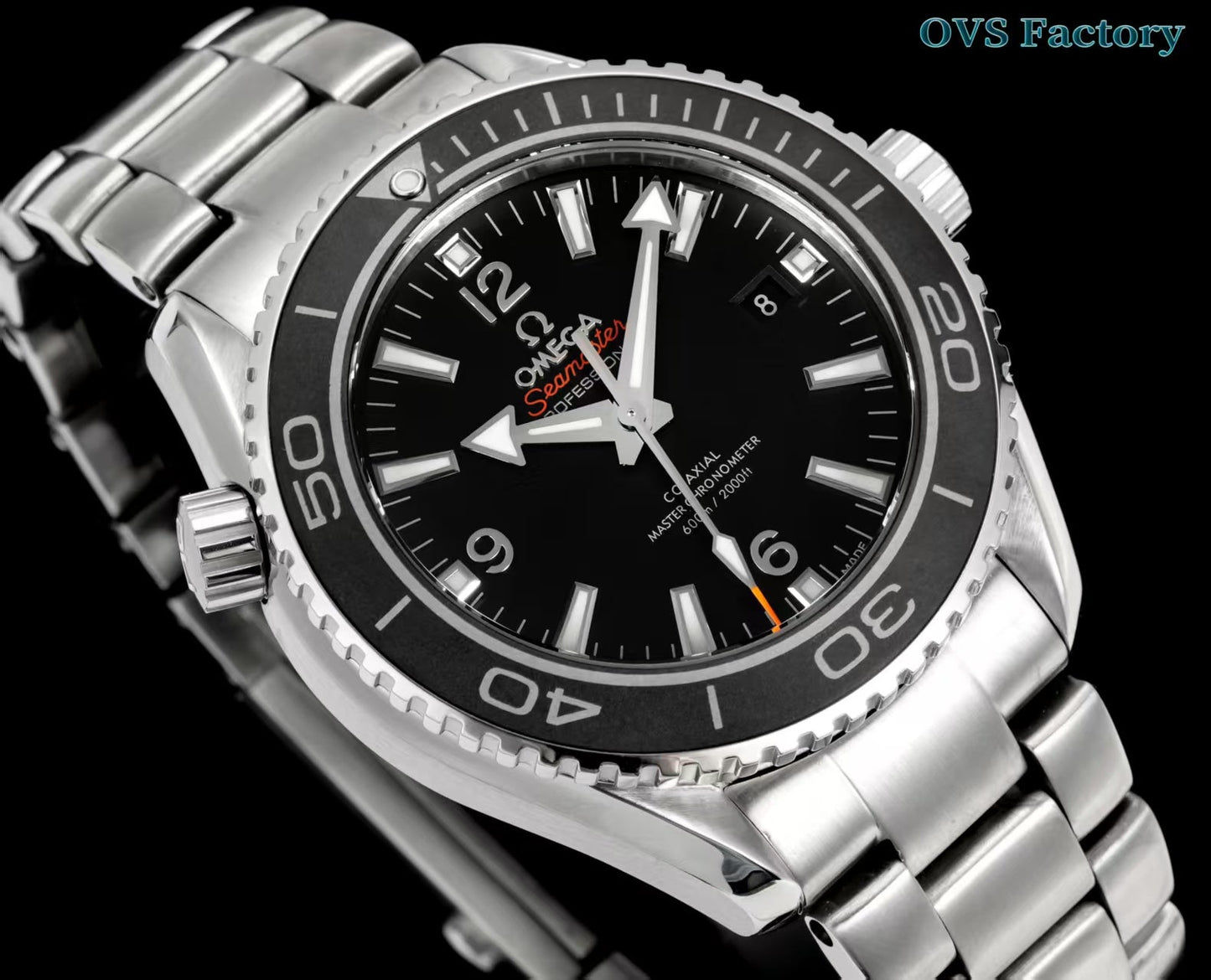 Black Silver - Black -White 904L Steel - Automatic - 45.5mm