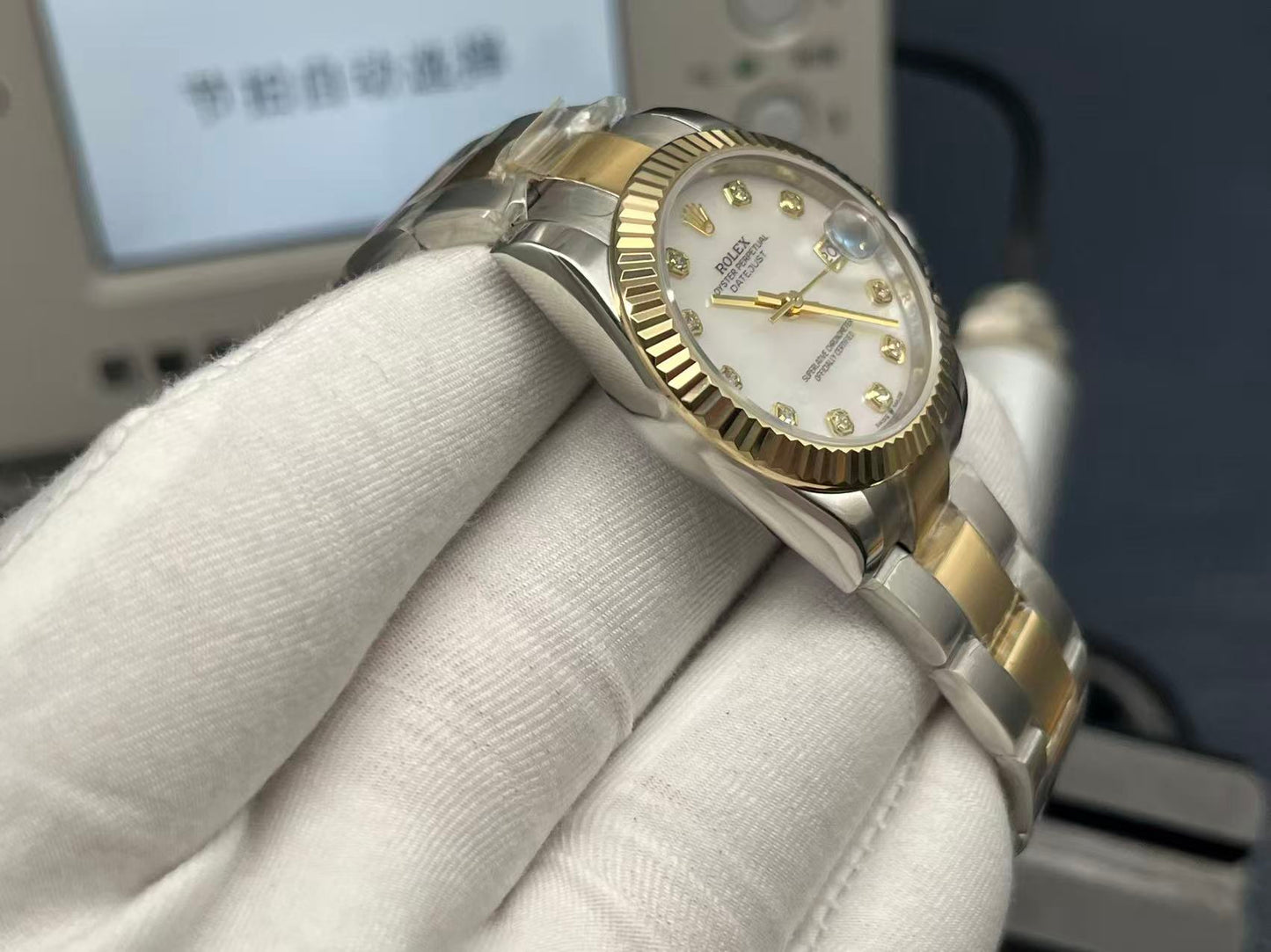 LADY -White Silver- 904L Steel - cal.2671 -Automatic - 31mm