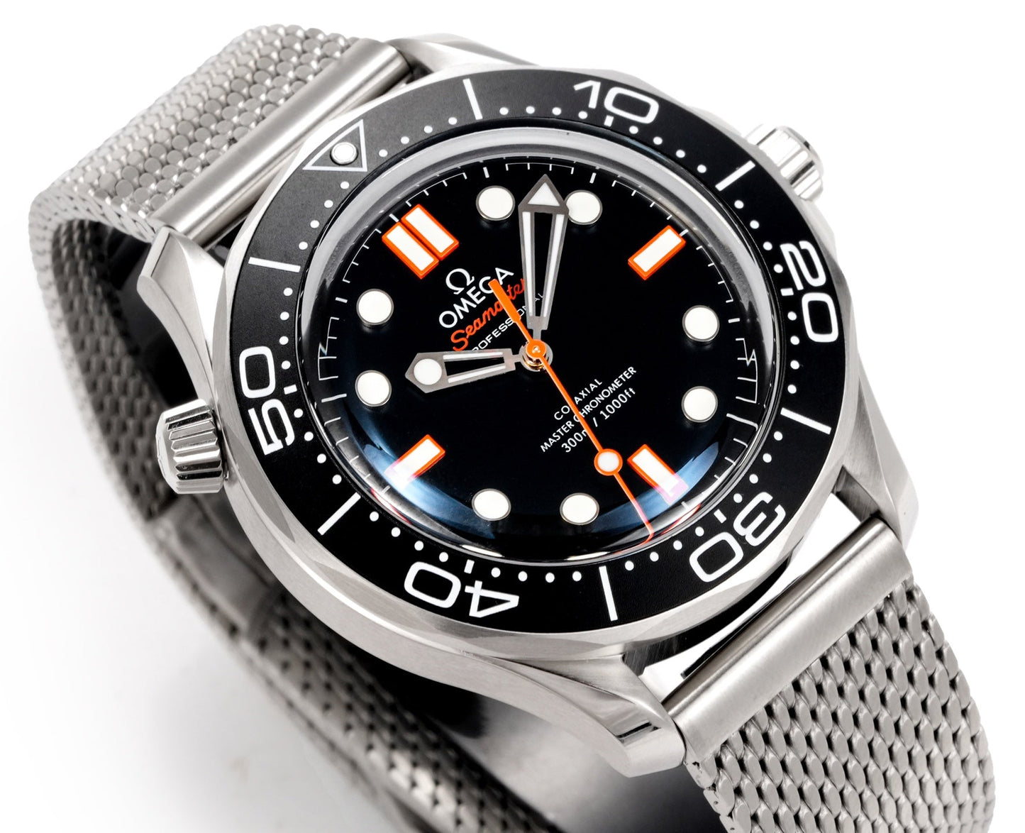 Black Silver- Orange - White 904L Steel- Automatic - 42mm