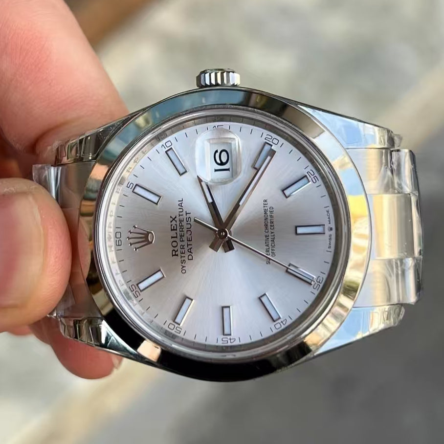 Silver - 904L Steel- Automatic Watch-41mm