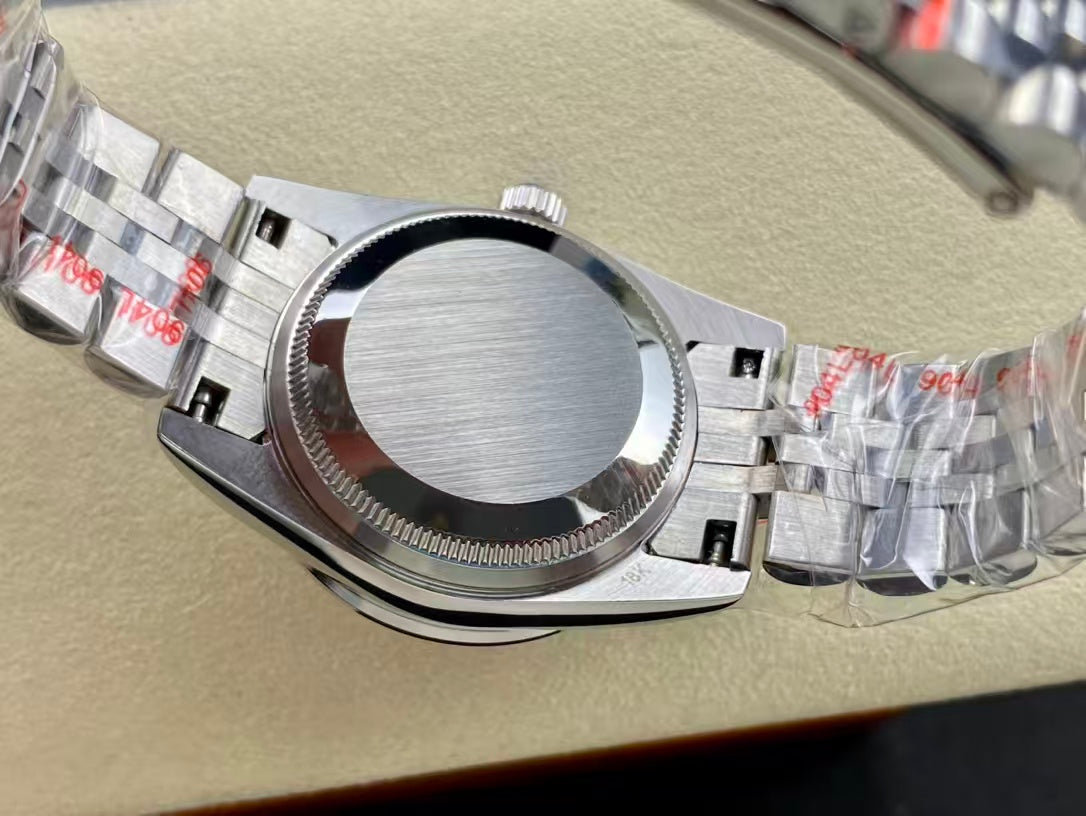 LADY -Blue -Rhinestone bezel - 904L Steel -Automatic - 31mm