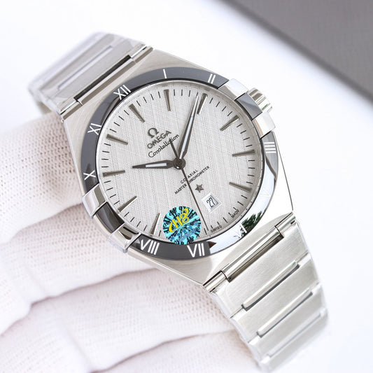 White Grey - Silver 904L Steel- Automatic - 41mm