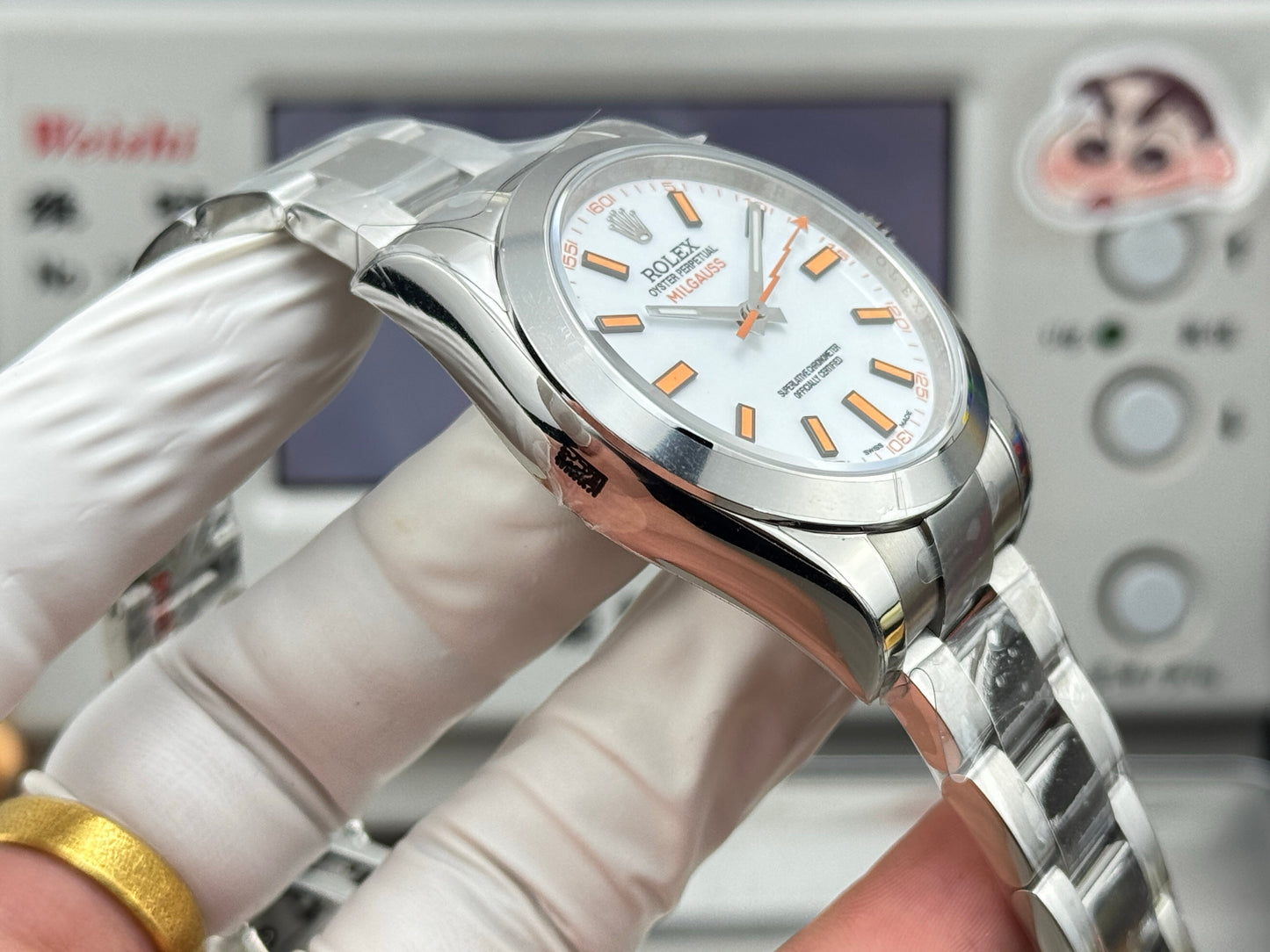 White - Silver Orange - White 904L Steel - Automatic-3131 - 40mm