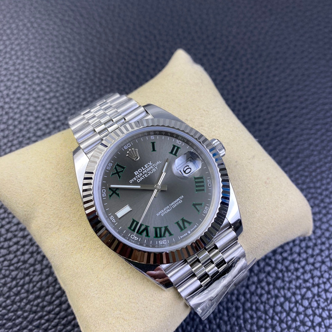 Top- Gey Silver - White 904L Steel - Automatic - 41mm