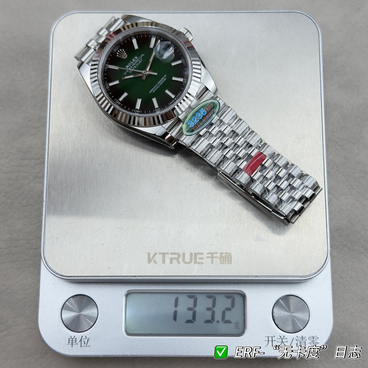 Gradient green - Silver 904L Steel- Automatic - 41mm