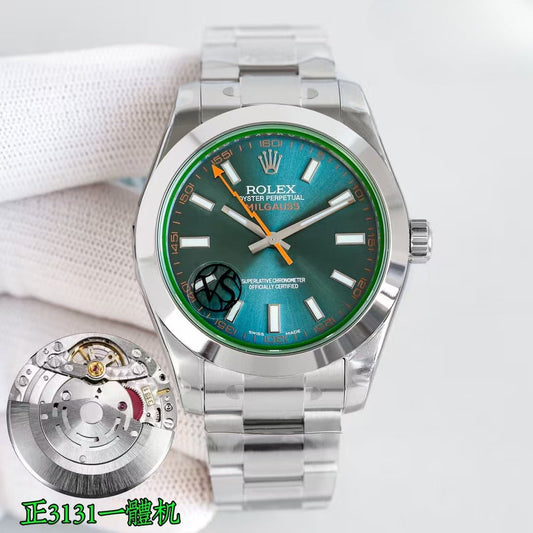 Green - Silver White - 904L Steel - Automatic 3131 - 40mm