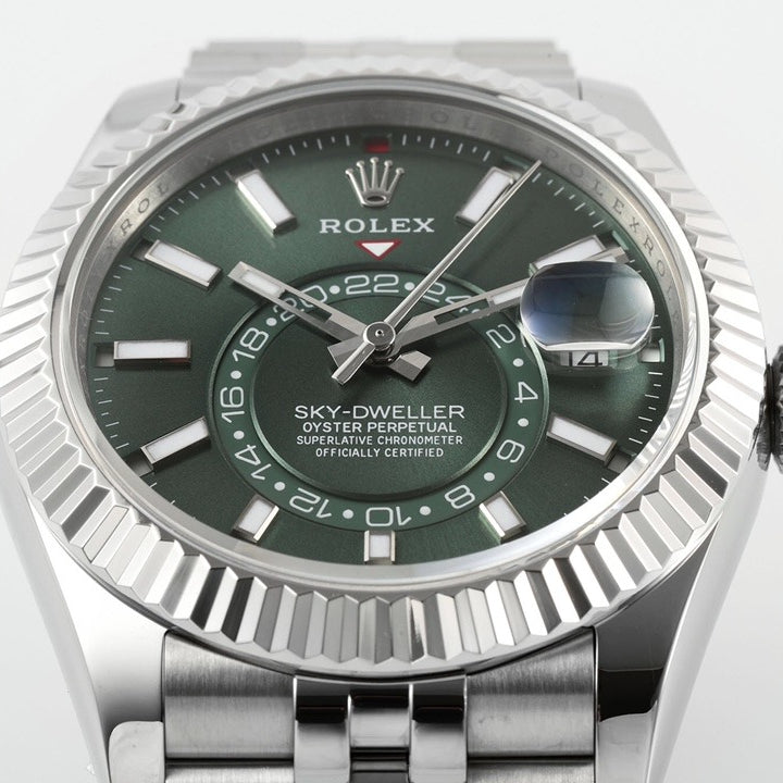 Green Silver - m336934- White 904L Steel- Automatic - 42mm