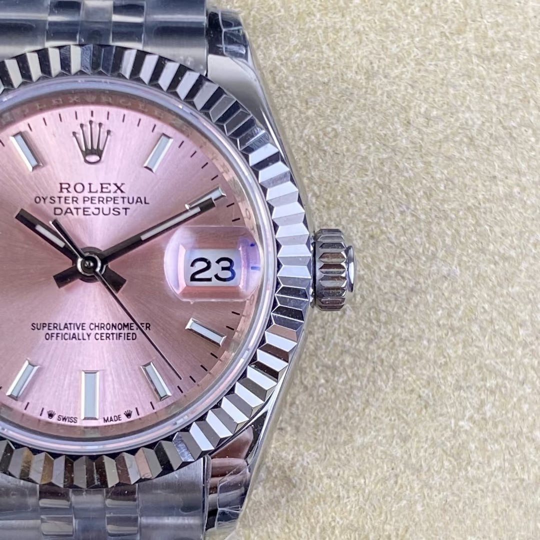 LADY -Pink Silver- 904L Steel - cal.2671 -Automatic - 31mm