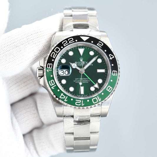 C Factory - Green- Silver 904L Steel -3285 Automatic - 40mm