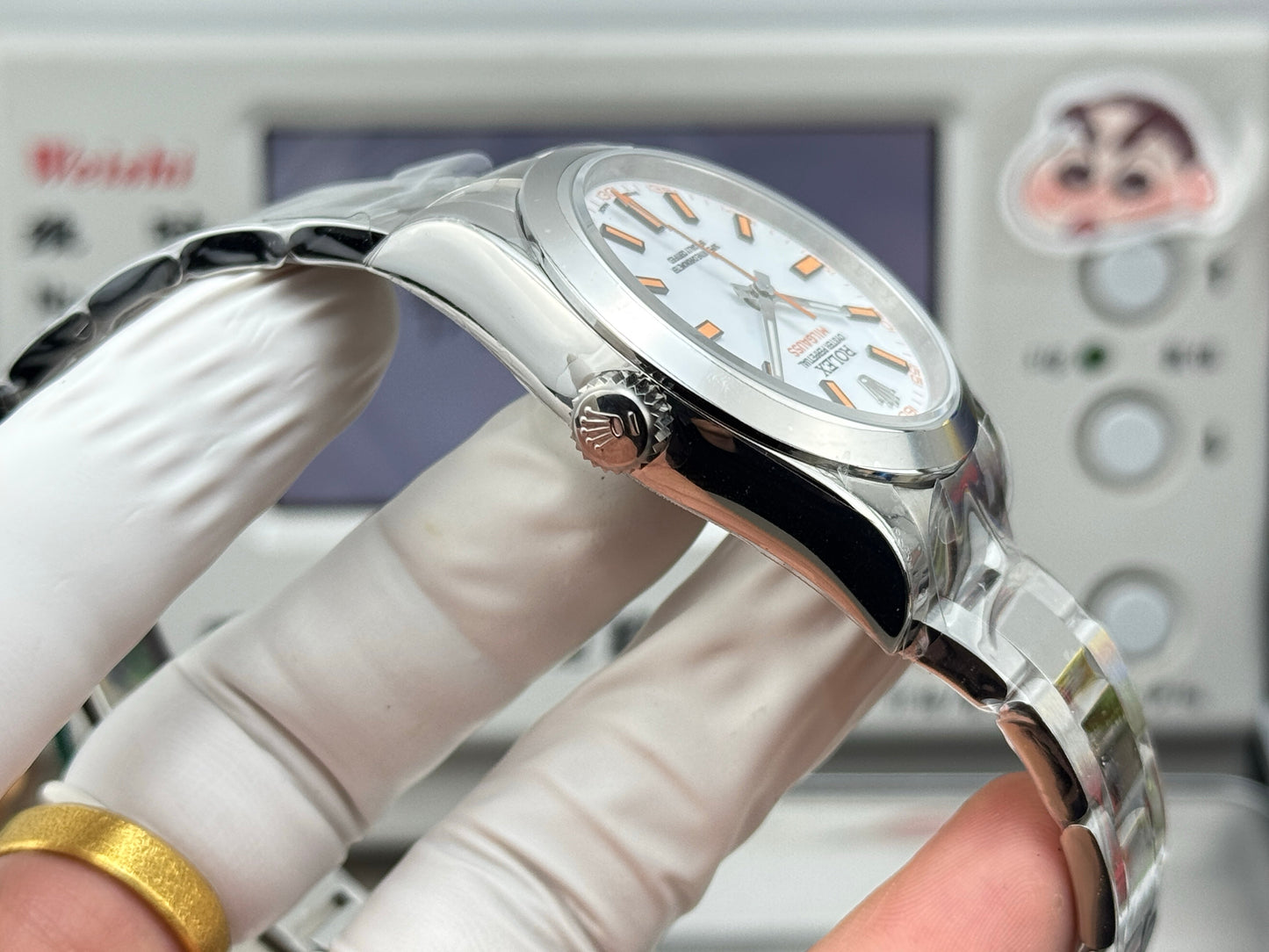 White - Silver Orange - White 904L Steel - Automatic-3131 - 40mm