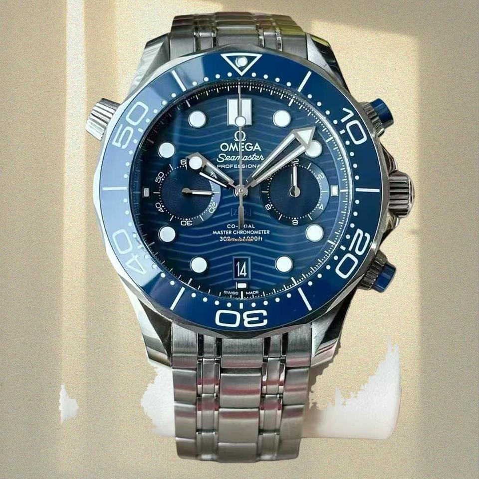 Blue Steel - 904L Steel - Chronograph - Quartz - 44mm