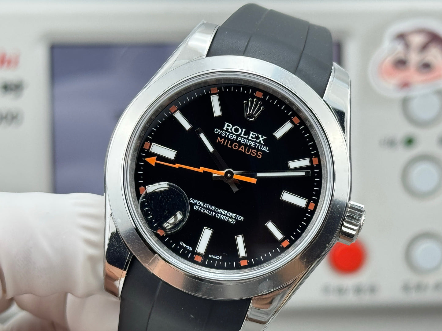 Black - Silver Black - Black Rubber - Automatic-3131 - 40mm