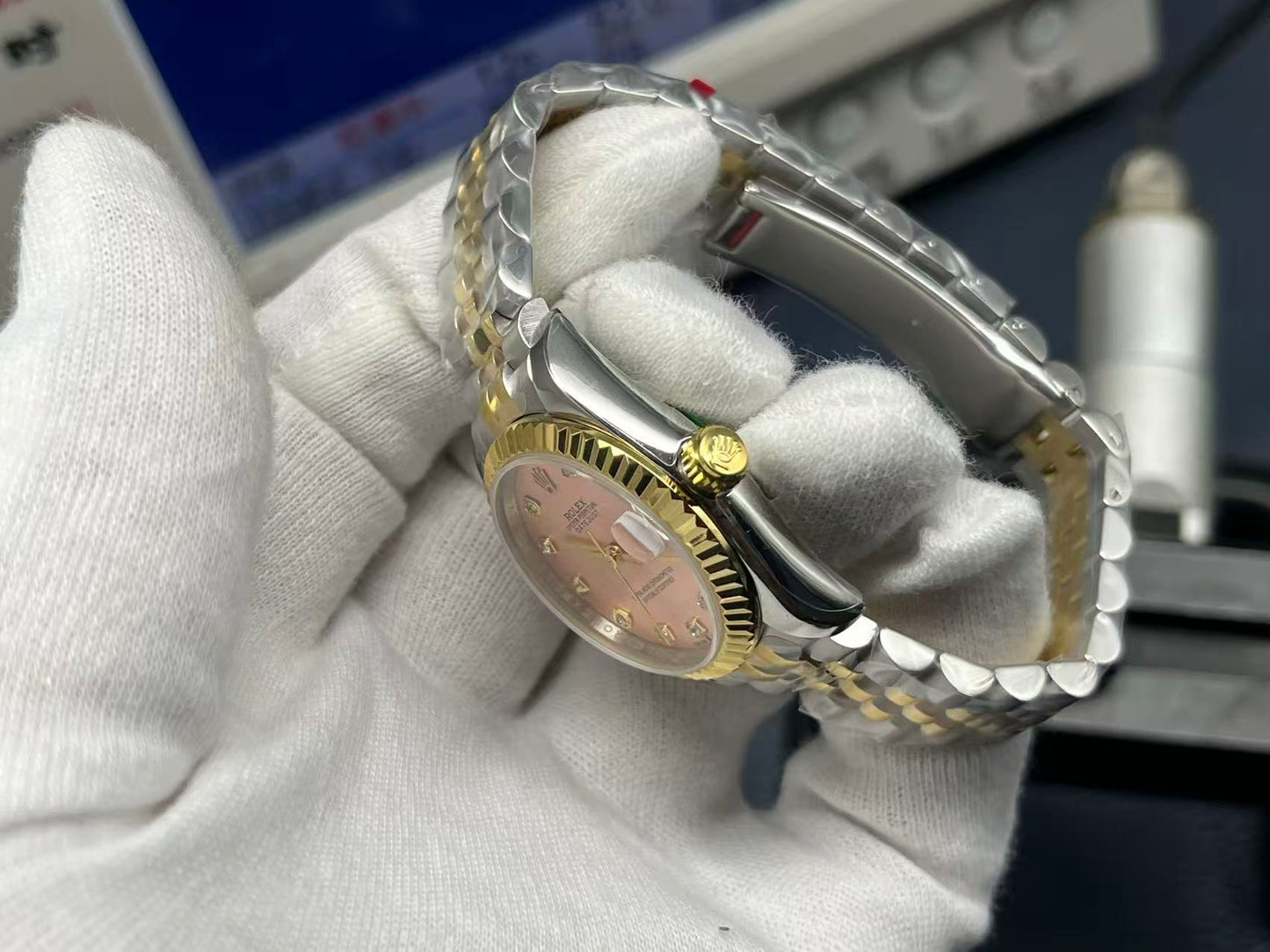 LADY -Pink - Yellow Silver 904L Steel - cal.2671 -Automatic - 31mm