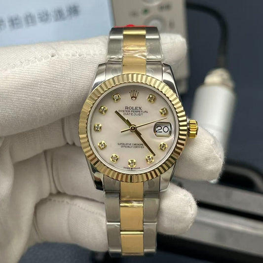 LADY -White Silver- 904L Steel - cal.2671 -Automatic - 31mm