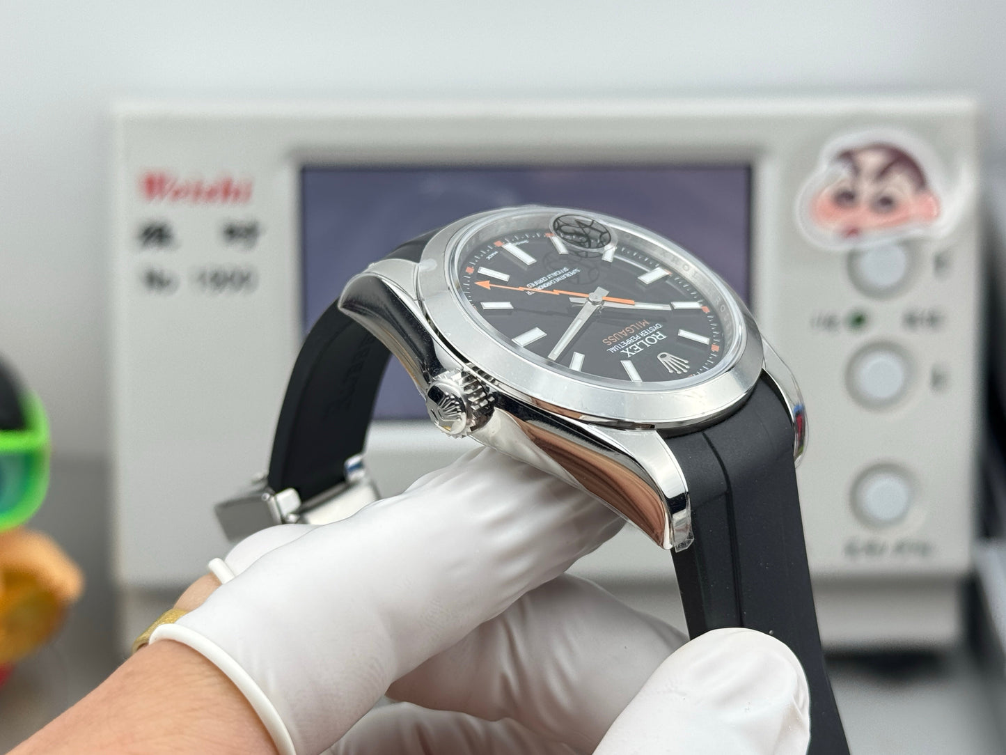 Black - Silver Black - Black Rubber - Automatic-3131 - 40mm