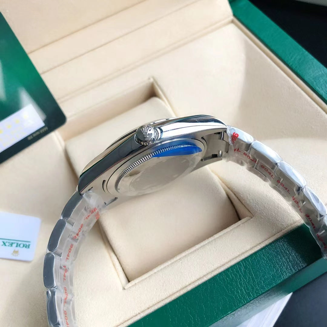 Blue Silver - Steel 904L White - Automatic-41mm/31mm