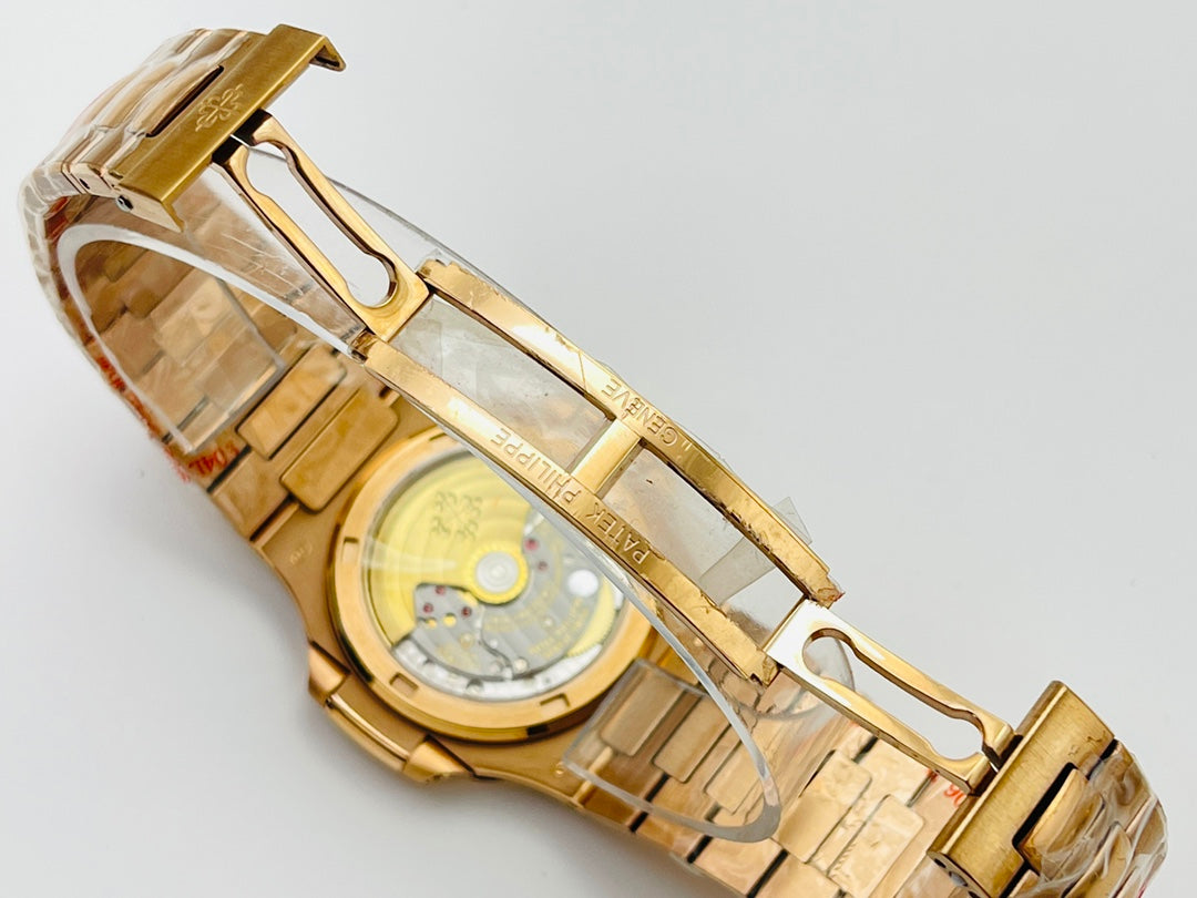 Brwon -Ultra-thin - Yellow gold- 904L Steel - Automatic 324SC- 40mm