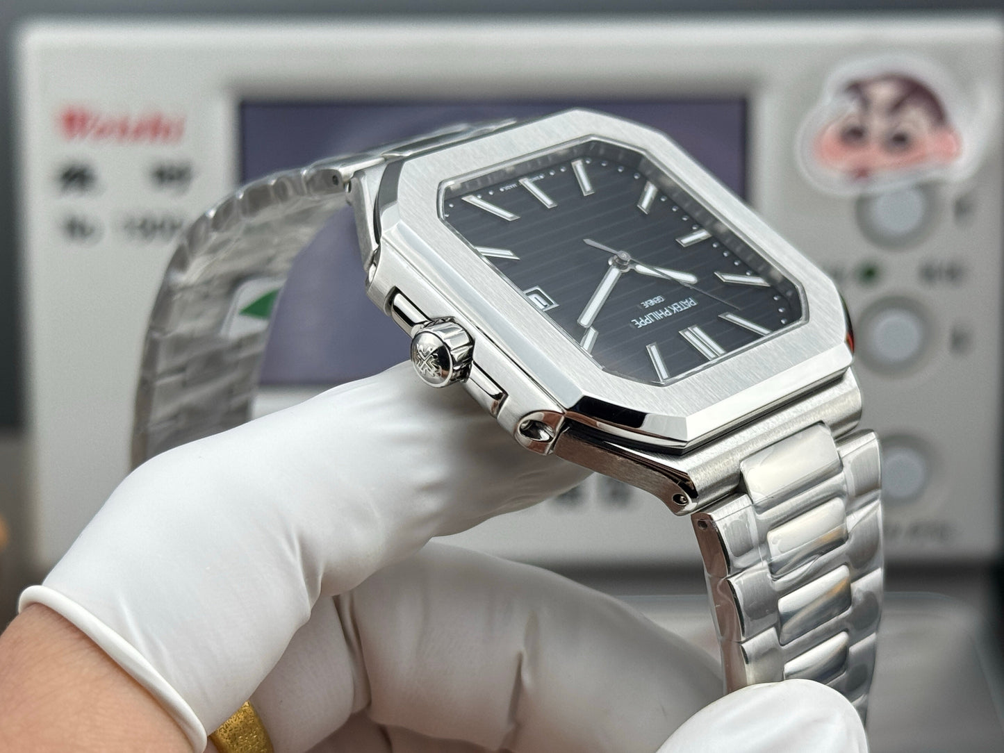 Black Square - Ultra-thin - Silver 904L Steel - Automatic 330SC- 45mm