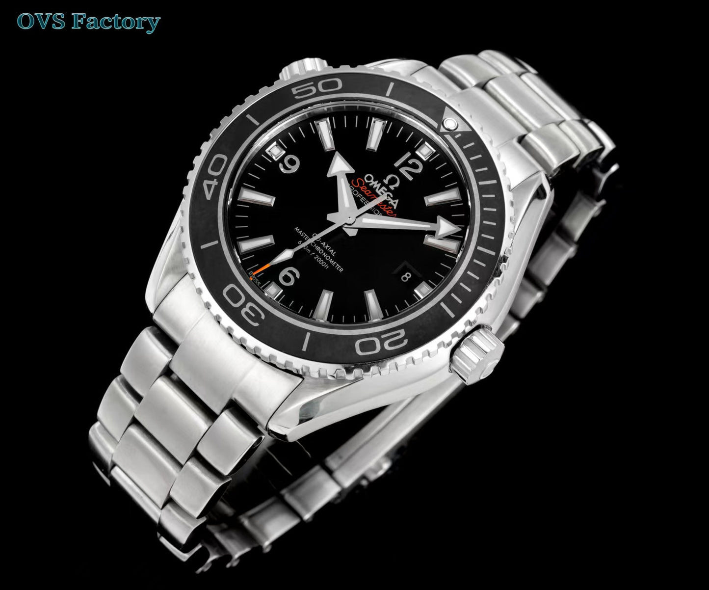 Black Silver - Black -White 904L Steel - Automatic - 45.5mm