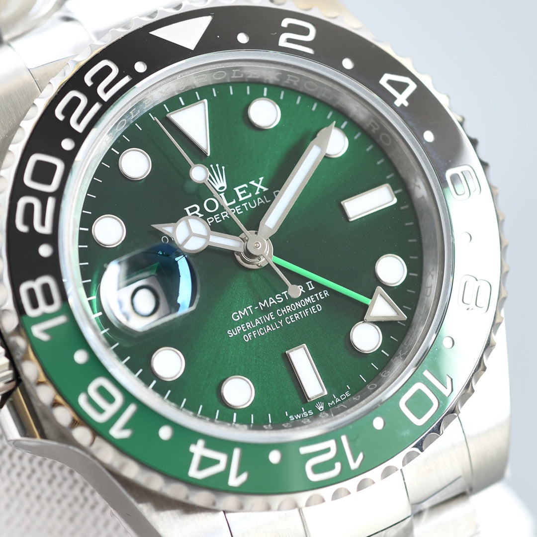 C Factory - Green- Silver 904L Steel -3285 Automatic - 40mm