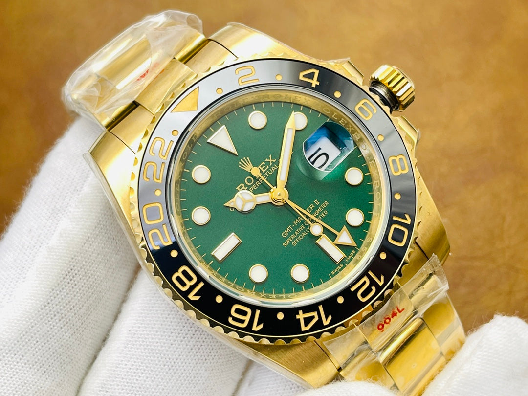 C Factory - Green Black- Yellow-904L Steel -3285 Automatic - 40mm
