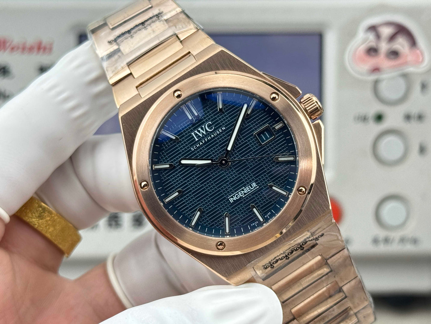 Grey Blue -Yellow gold- 904L Steel - Automatic - 40mm