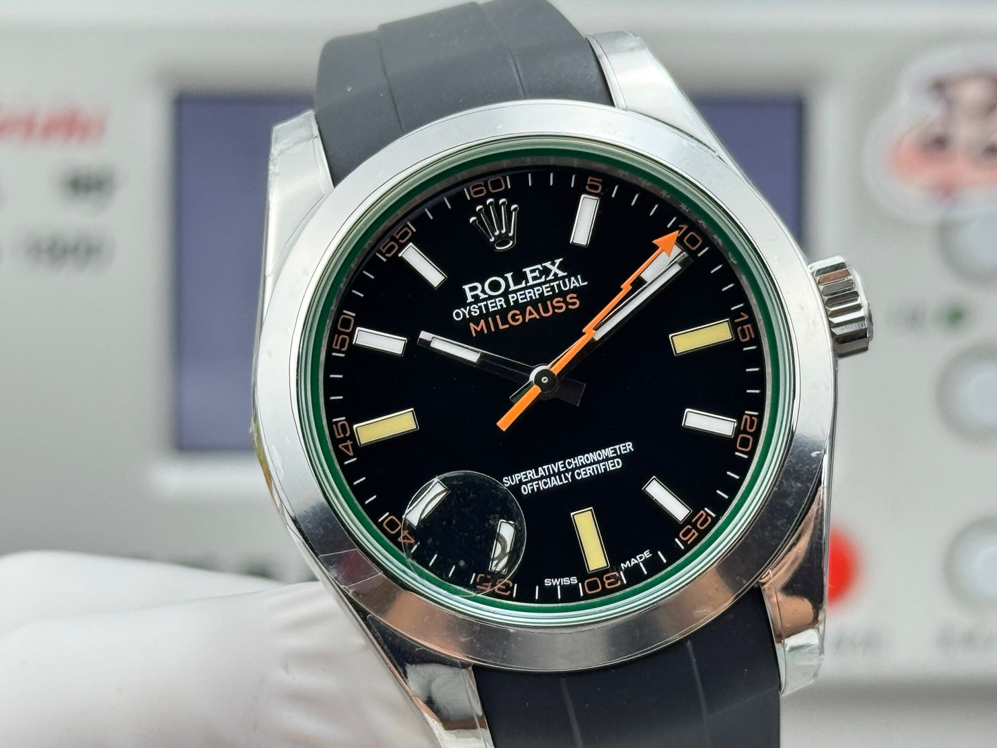Black- Yellow Orange - Black Rubber - Automatic-3131 - 40mm