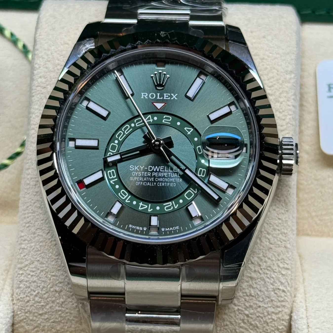 Green Silver - White 904L Steel- Automatic - 42mm
