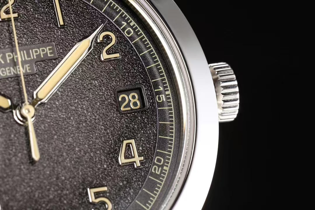 Grey -Frosted Face - Black rubber - Automatic - 40mm